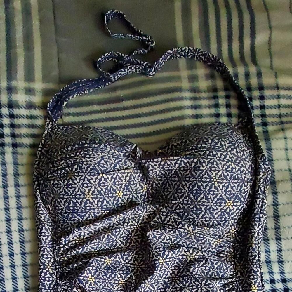 No-brand Women's Blue and Navy Swimsuit-one-piece